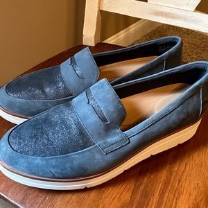 Clark’s Shaylin Step Leather Loafer.